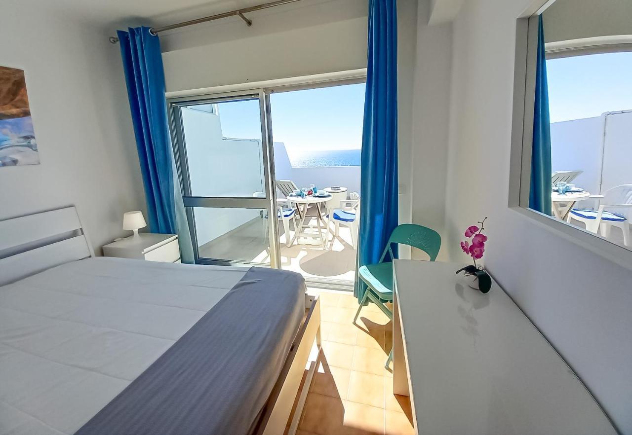 Mira Atlantico 13- Terraco Com Vista Mar E Cidade, Wifi, 80Mt Praia Quarteira Bagian luar foto